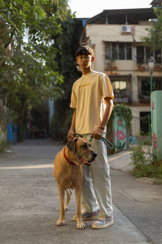 Beige Basic Tee